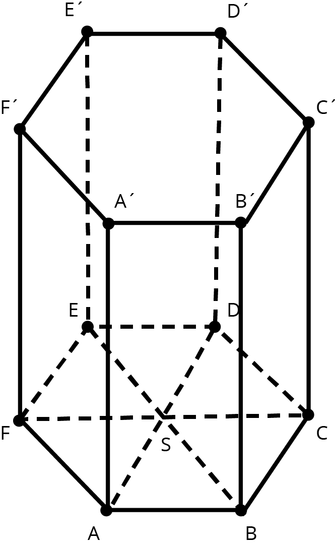 <p class="text" dir="auto">Je daný pravidelný šesťboký hranol ABCDEFA´B´C´D´E´F´ s hranou spodnej podstavy 4 cm a výškou&nbsp;6 cm. Stred spodnej podstavy je označený písmenom S. Urči uhol FSF´.</p><div class="d-flex flex-column justify-content-center align-items-center p-8 bg-gray-100 rounded-4 my-2"><figure style="width: 25%;" class="cursor-pointer m-0"><a href="https://www.matikaprospoluzaky.cz/Priklady_obrazky/Stereometrie/3_1_4_0.png" target="_blank"><div><figcaption style="color: black;"></figcaption></div></a></figure></div><p class="text" dir="auto"></p>